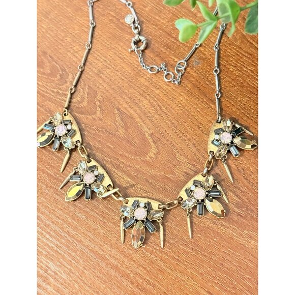 Jcrew Bee Style Rhinestones Statement Necklace - Picture 3 of 8